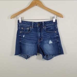 American Eagle Hi-Rise Shortie Shorts Size 2